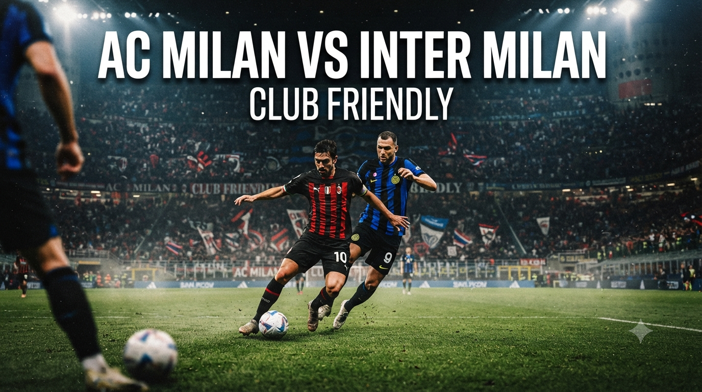 AC Milan vs Inter Milan Club Friendly Sore Ini Pukul 18.00 WIB Tersedia Streaming Jalalive dengan Kualitas HD Terbaik